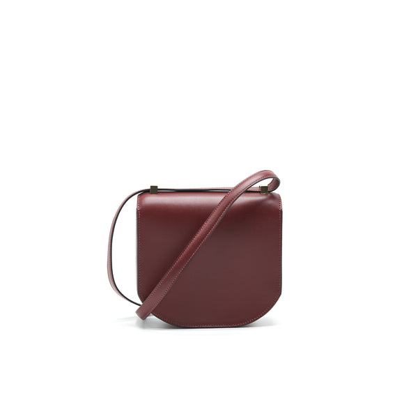 Hermes Masaique 24 Mini Bag Veau Monsieur 55 Rouge H SHW