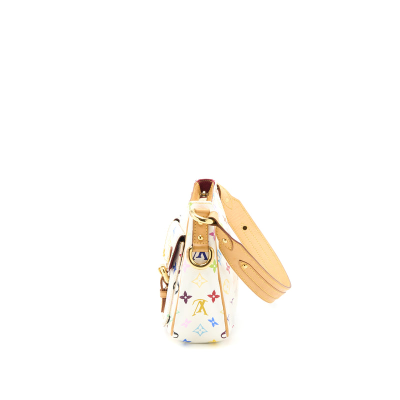Louis Vuitton Lodge PM Multicolour Monogram Canvas White GHW