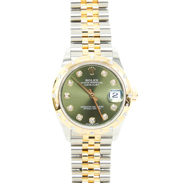 Rolex Datejust 31 OysterSteel Yellow Gold And Diamonds 278343RBR
