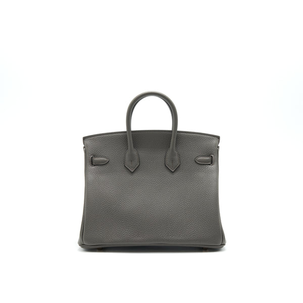 Hermes Birkin25 Gris Etain Togo Leather RGHW