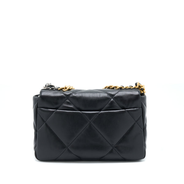 Chanel Small 19 Bag Lambskin Black Multicolour Hardware (Microchip)