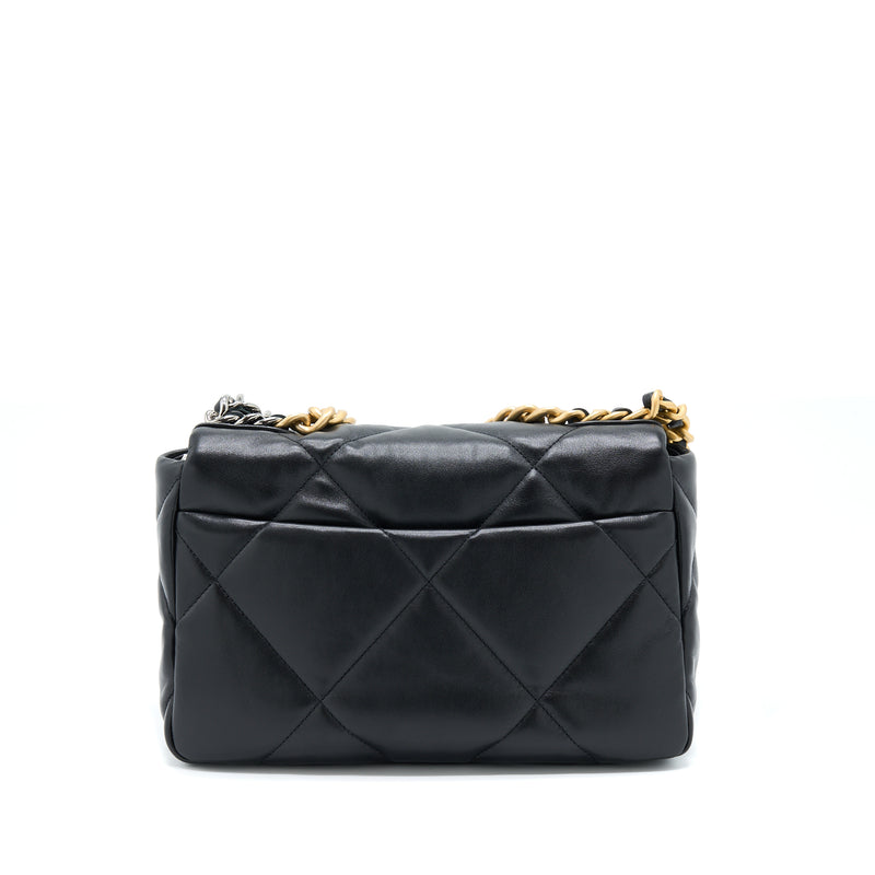 Chanel Small 19 Bag Lambskin Black Multicolour Hardware (Microchip)