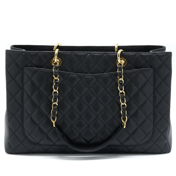 Chanel Grand Shopping Tote XL Caviar Black GHW