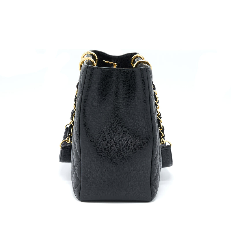 Chanel Grand Shopping Tote XL Caviar Black GHW