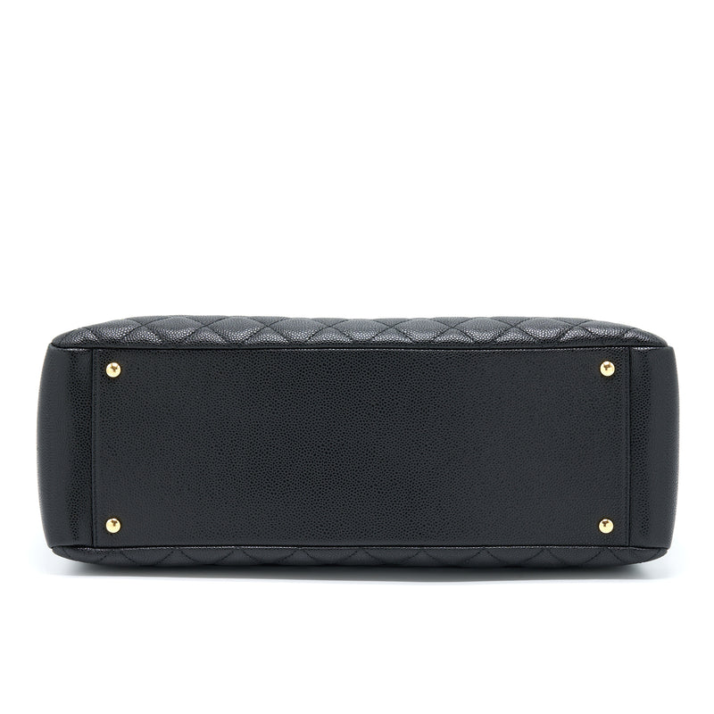 Chanel Grand Shopping Tote XL Caviar Black GHW