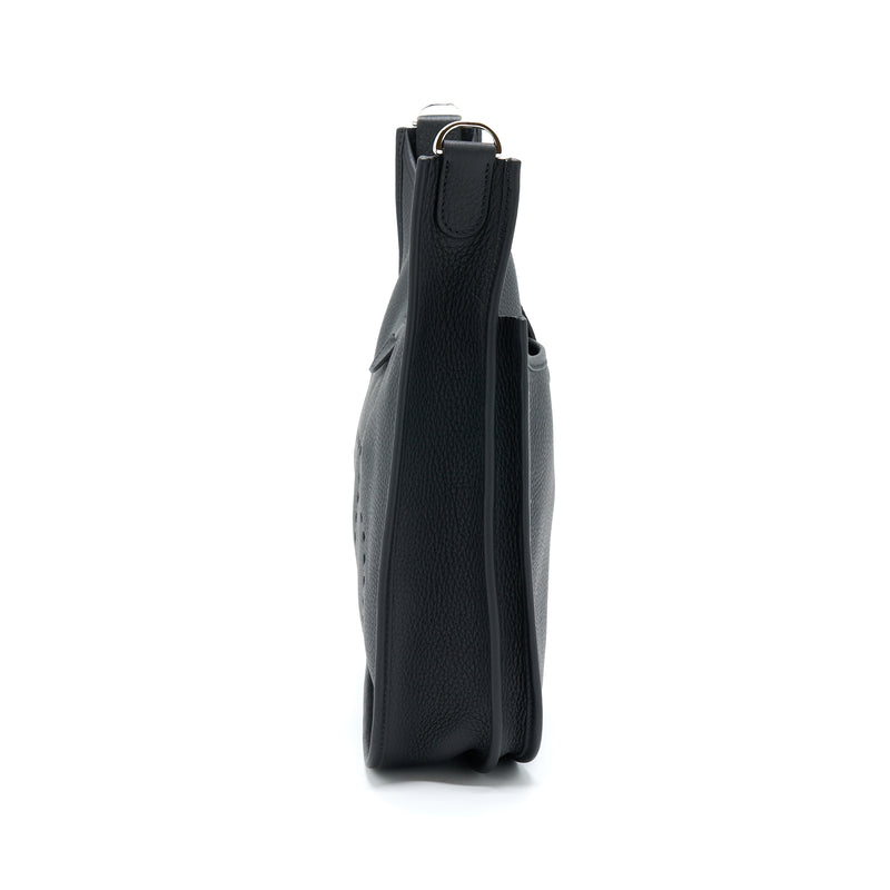 Hermes Evelyne 29 Clemence Black SHW Stamp Z