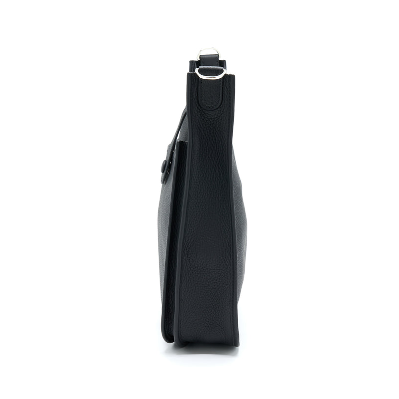 Hermes Evelyne 29 Clemence Black SHW Stamp Z