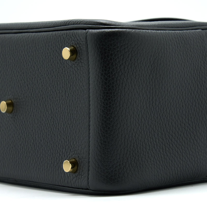 Hermes Lindy 26 Clemence Black GHW Stamp U