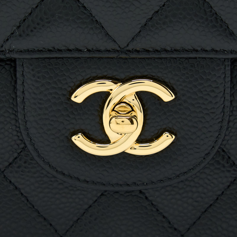 Chanel Classic Jumbo Flap Bag Caviar Black GHW