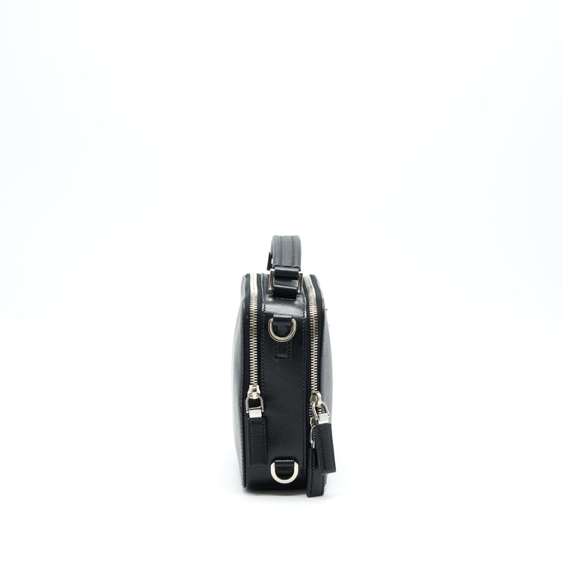 Prada Crossbody Camera Bag Black SHW