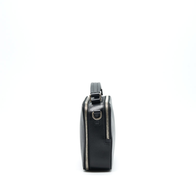 Prada Crossbody Camera Bag Black SHW