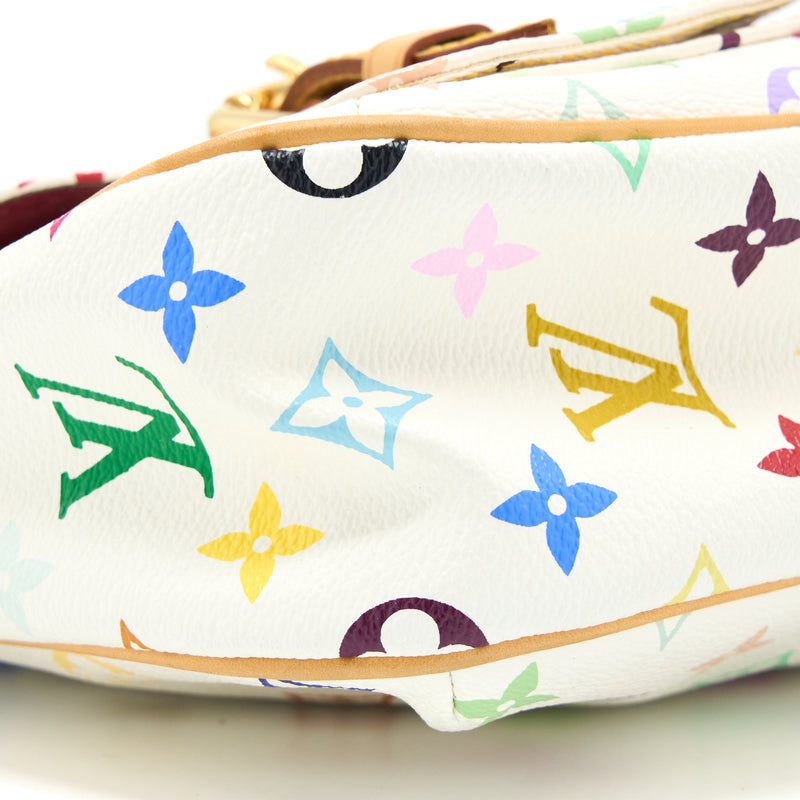 Louis Vuitton Lodge PM Multicolour Monogram Canvas White GHW