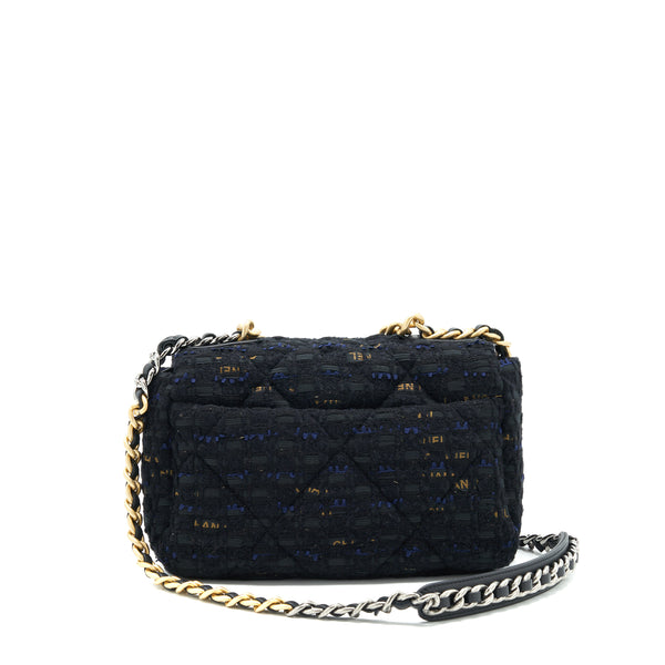 Chanel Tweed Small 19 Flap Bag