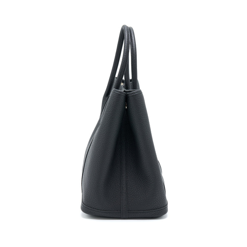 Hermes Garden Party 36 Negonda Black SHW Stamp Y