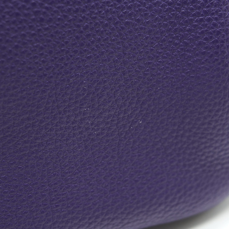 HERMES BIRKIN 30 PURPLE SHW STAMP P