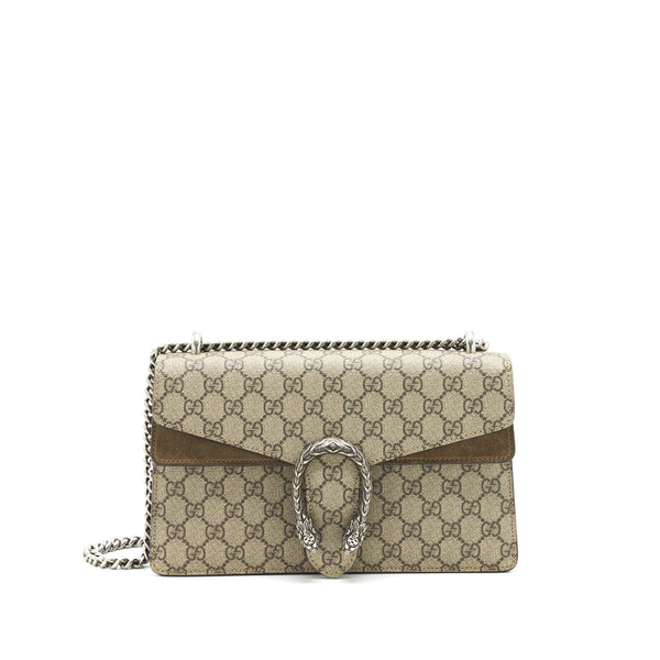 Gucci Small Dionysus GG Shoulder Bag Beige