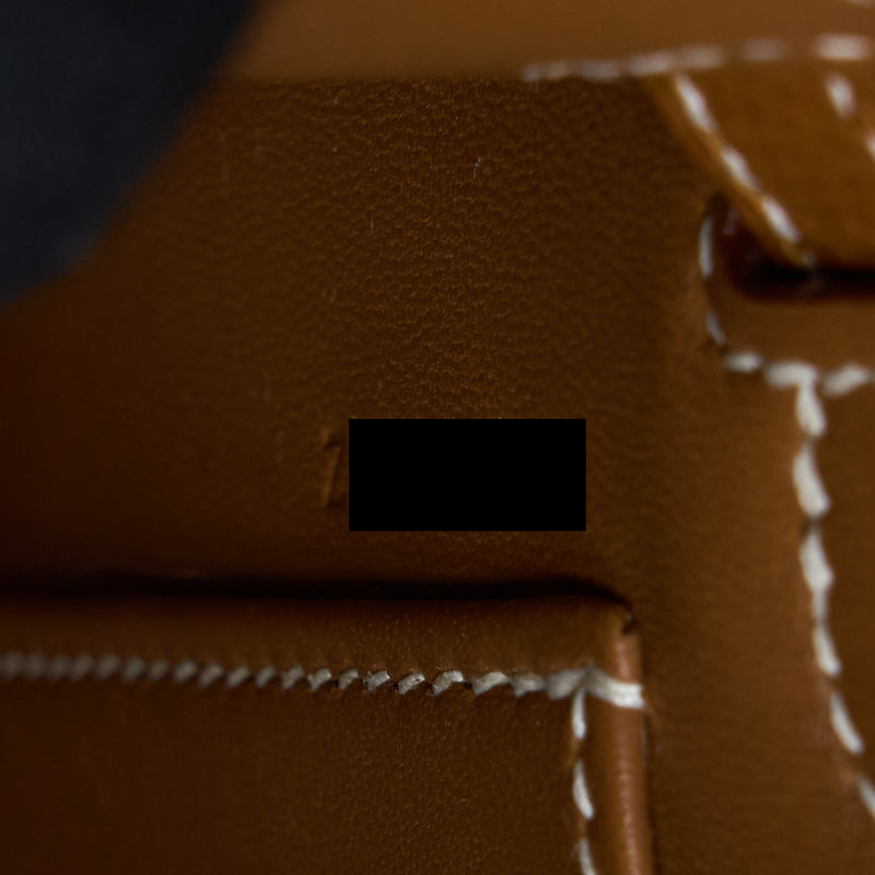 Hermes Mini Kelly II Epsom Gold GHW Stamp Z