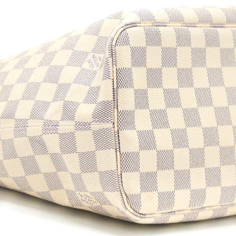 Louis Vuitton Neverfull MM Damier Azur Canvas GHW