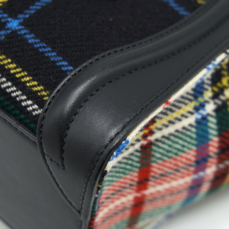 Celine Nano Luggage Bag Fabric/ Leather Multicolour