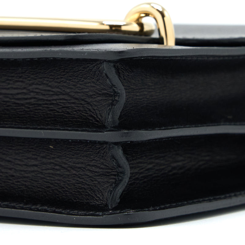Hermes Mini Roulis Evergrain Black GHW Stamp Y