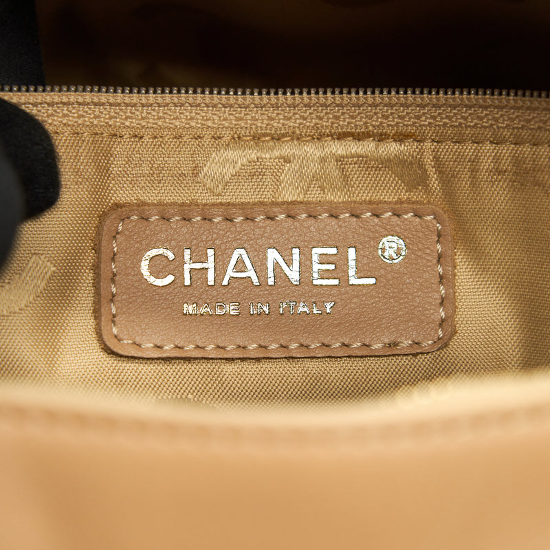 Chanel vintage Quilted beige Shoulder Bag