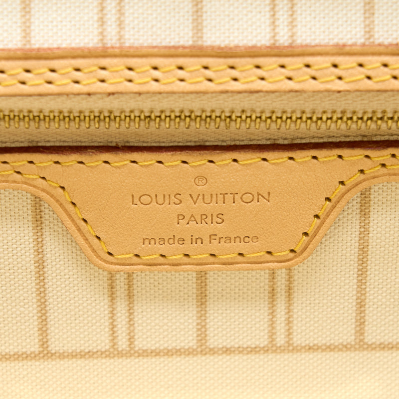 Louis Vuitton Neverfull MM Damier Azur Canvas GHW
