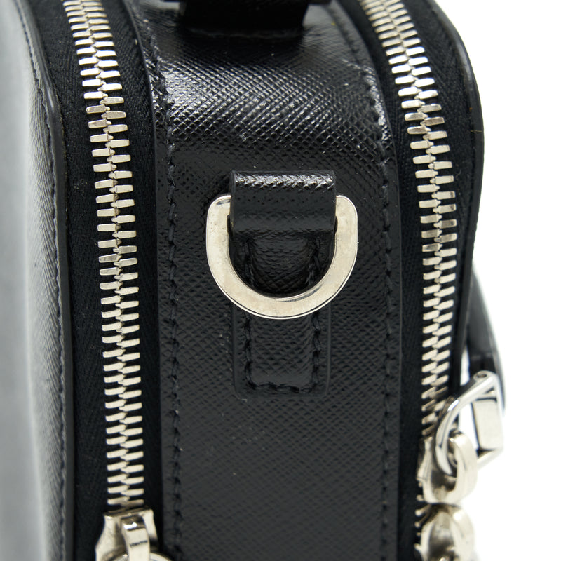 Prada Crossbody Camera Bag Black SHW