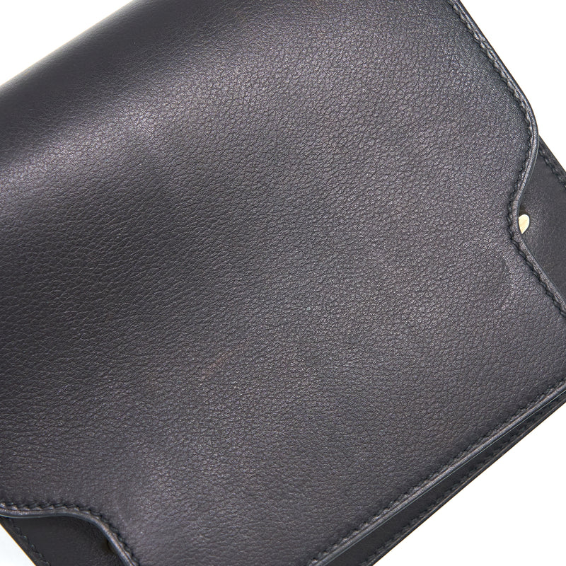Hermes Mini Roulis Evergrain Black GHW Stamp Y