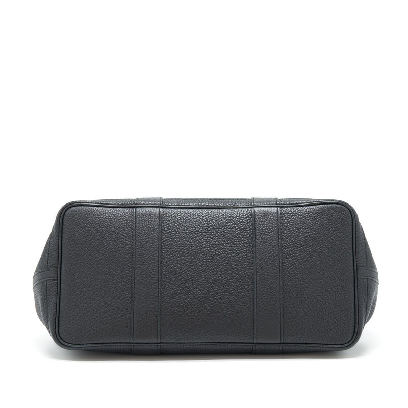 Hermes Garden Party 36 Black SHW Stamp X