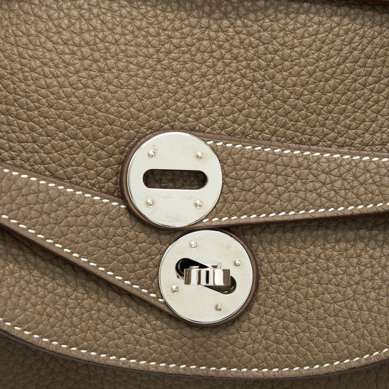 Hermes Lindy 30 Clemence Etoupe SHW Stamp Y