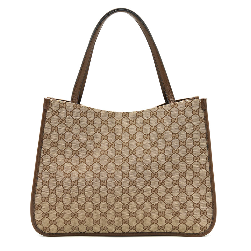 Gucci 1955 Horsebit Tote Bag Brown