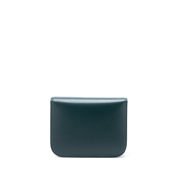 Celine Medium Classic Box Bag Calfskin Green GHW