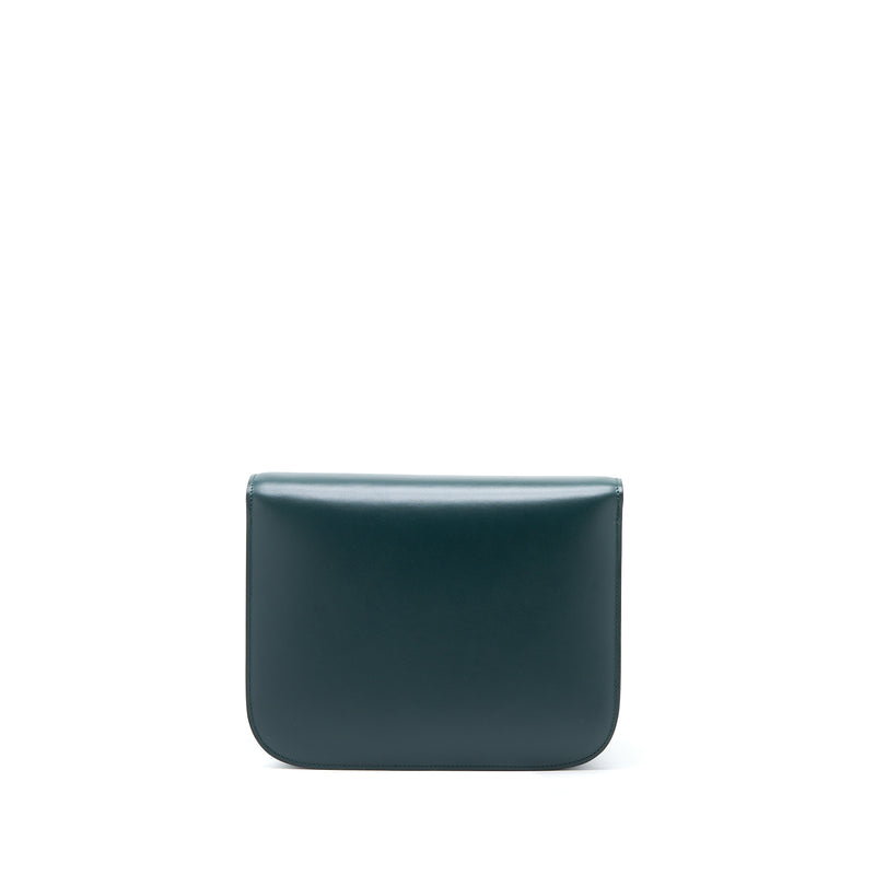 Celine Medium Classic Box Bag Calfskin Green GHW