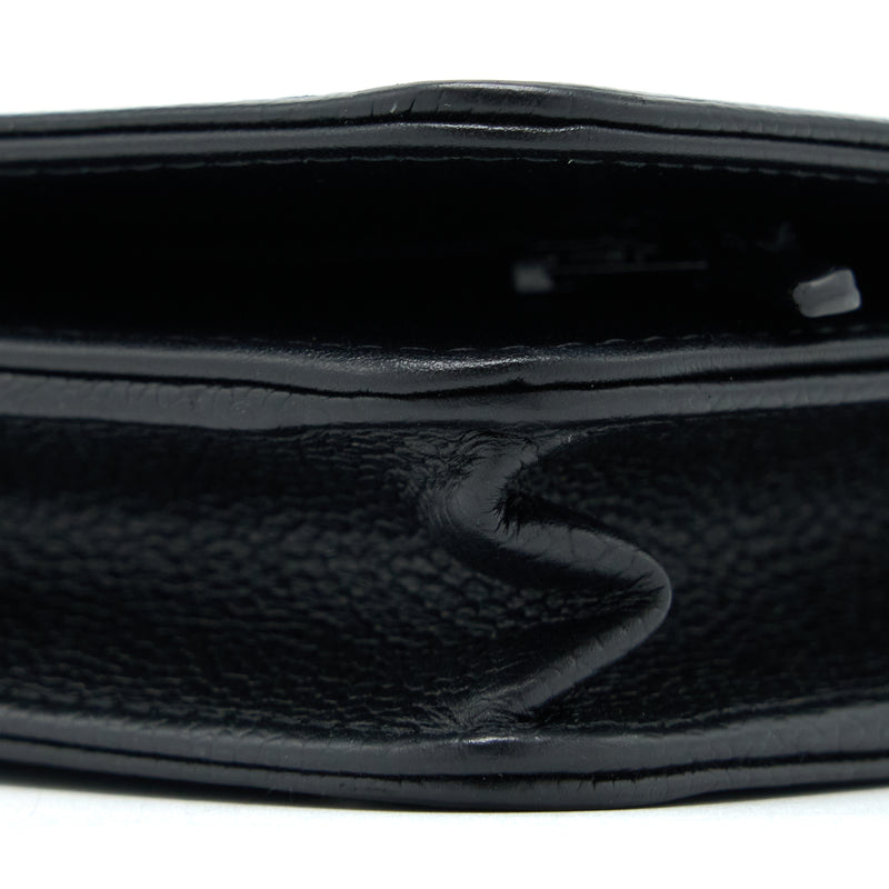 Chanel Boy Wallet On Chain Caviar Black LGHW