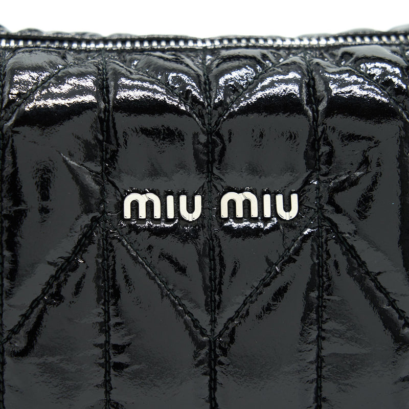 Miu Miu Spirit Cire Mini Bag Black SHW