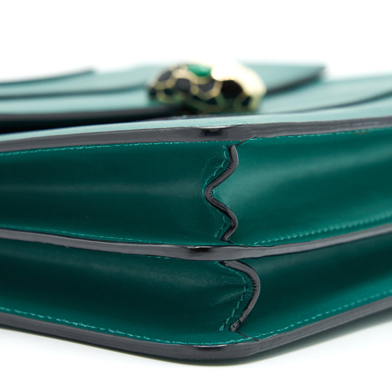 Bvlgari Top Handle Serpenti Forever Bag Green