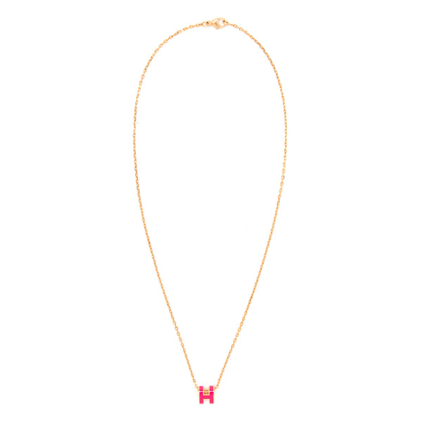 Hermes Mini Pop H Pendant Rose Extreme RGHW