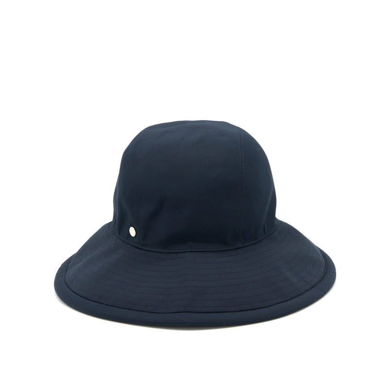 Hermes Size 56 Rachel Pipeline Chapeau Hat Bleu Noir