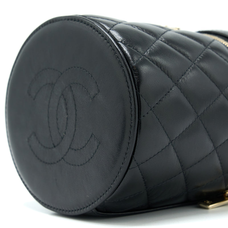 Chanel 22S Top Handle Vanity Lambskin Black LGHW