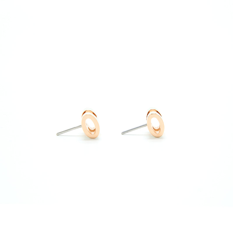 Hermes Mini Pop H Earring Vert Fizz RGHW