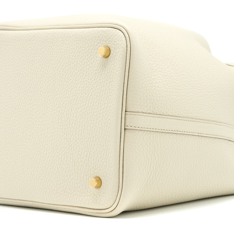 Hermes Picotin 22 Lock Bag Clemence 8L Beton GHW Stamp U