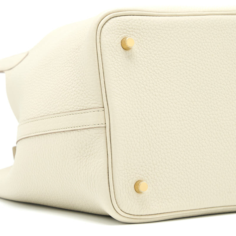Hermes Picotin 22 Lock Bag Clemence 8L Beton GHW Stamp U