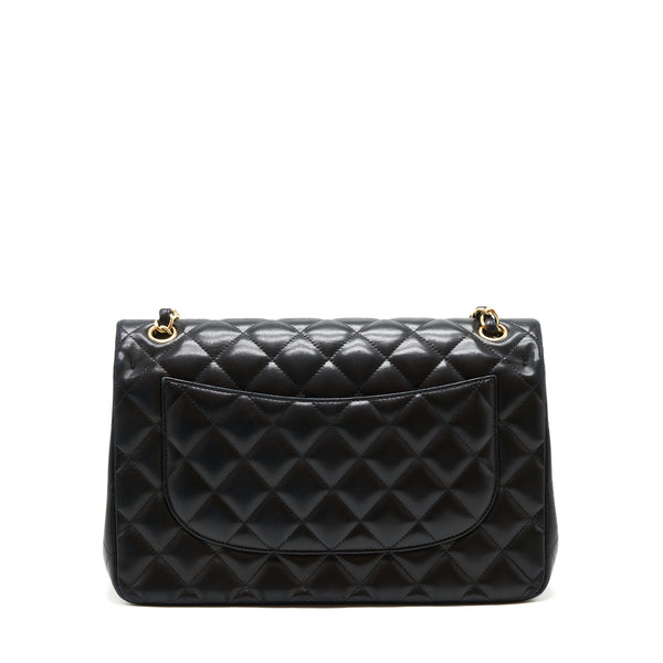 Chanel Classic Jumbo double flap Bag Lambskin Black GHW