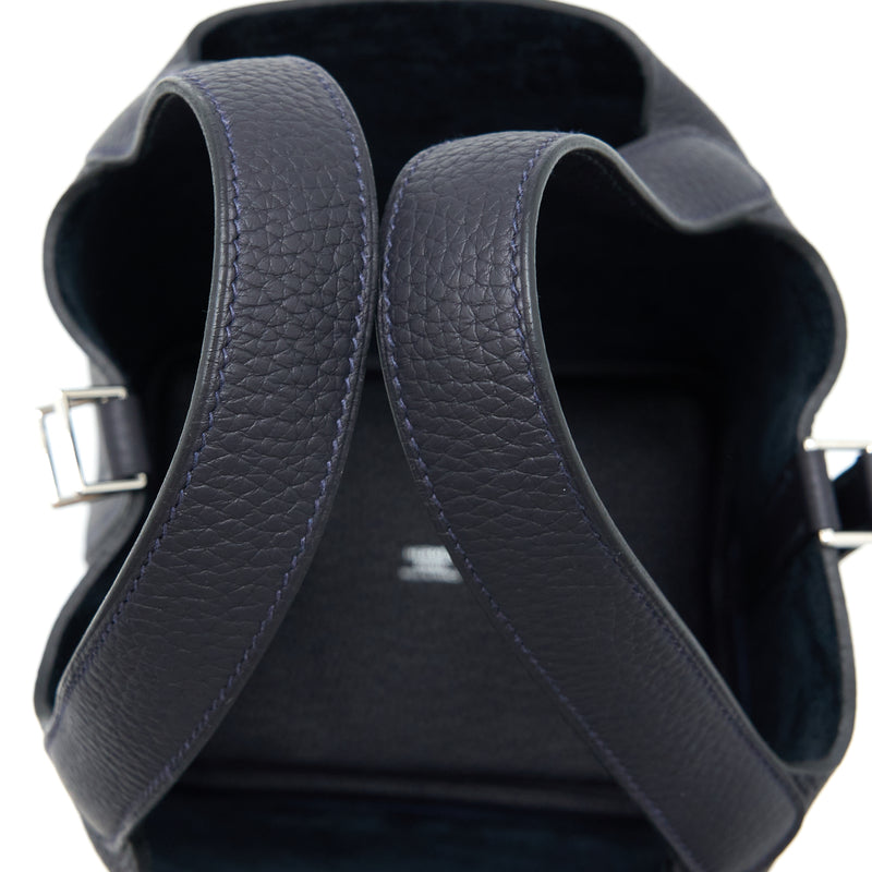 Hermes Picotin 18 Lock Bag Clemence Caban SHW Stamp U