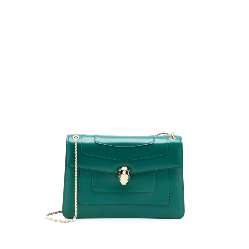 Bvlgari Serpenti Forever Shoulder Bag Green