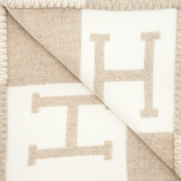 Hermes Avalon Throw blanket Camomille color