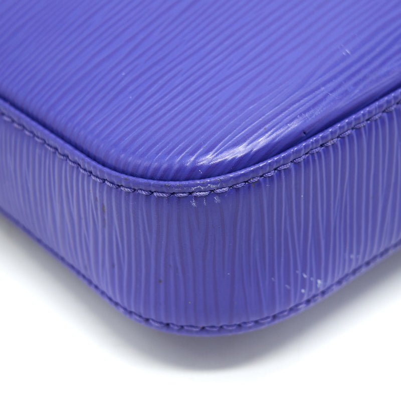 Louis Vuitton Vintage Pochette Accessories Epi leather Purple