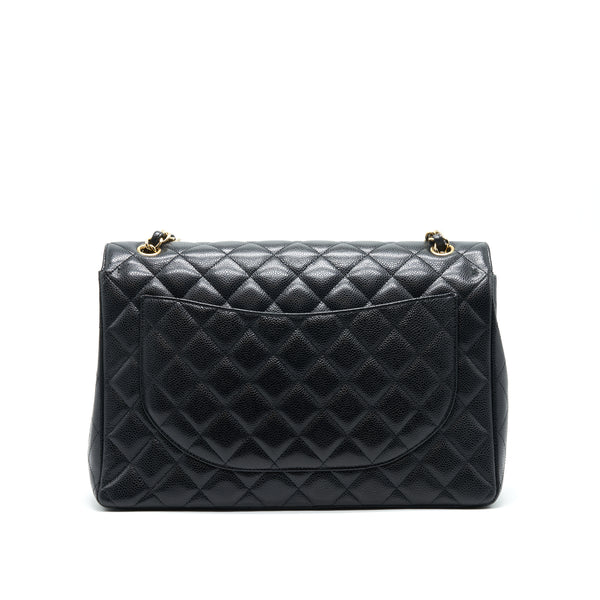 CHANEL CAVIAR MAXI IN BLACK GHW