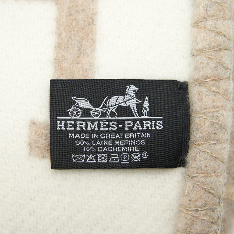 Hermes Avalon Throw Blanket Camomille