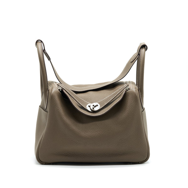 HERMES Lindy 30 Etoupe SHW Stamp A